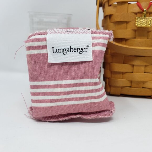 Longaberger Horizon of Hope Basket 1998 Liner Protector Gold Tone Charm - Picture 6 of 11